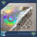 Custom 3D Silver Permanent Material Laser Sticker